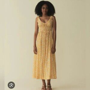 Doen Emmaretta dress in clementine daisy fields, small. No tags but never worn